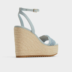 Aldo Aberitram Denim Women's Platform sandals - Wedge sandal Denim