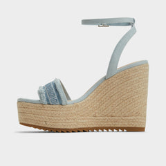 Aldo Aberitram Denim Women's Platform sandals - Wedge sandal Denim