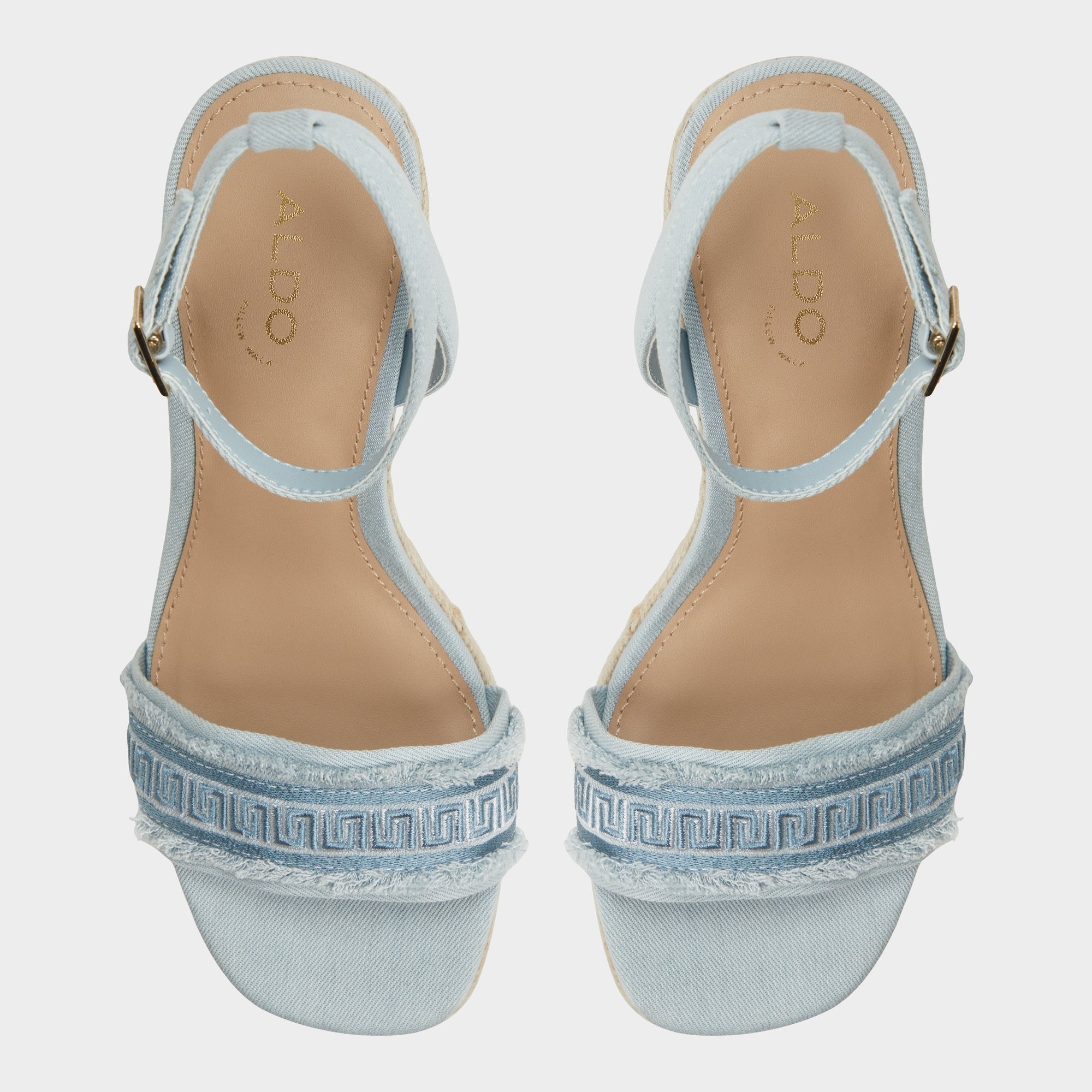 Aldo Aberitram Denim Women's Platform sandals - Wedge sandal Denim