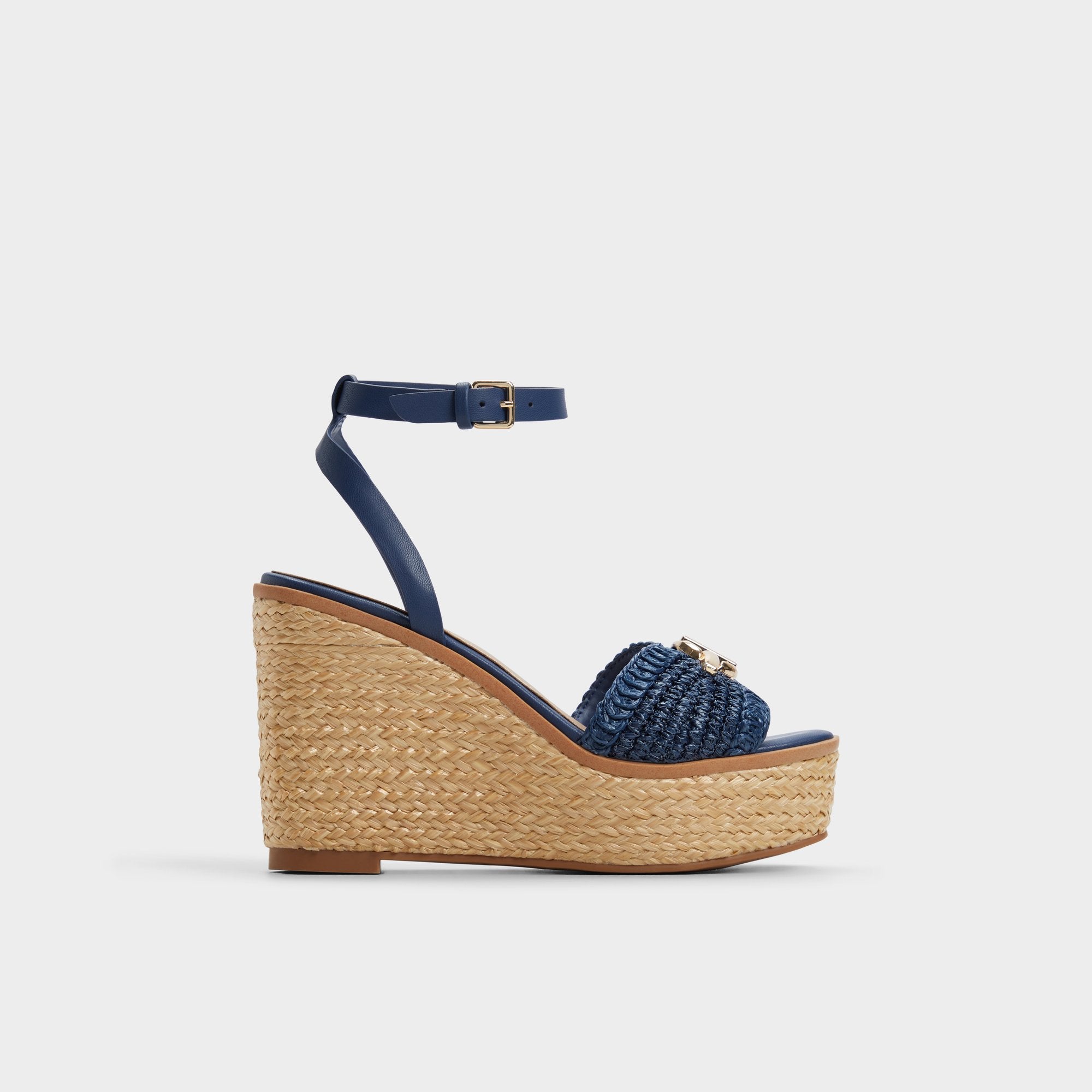 Aldo Ybylin Navy Women's Platform sandals - Wedge sandal Navy