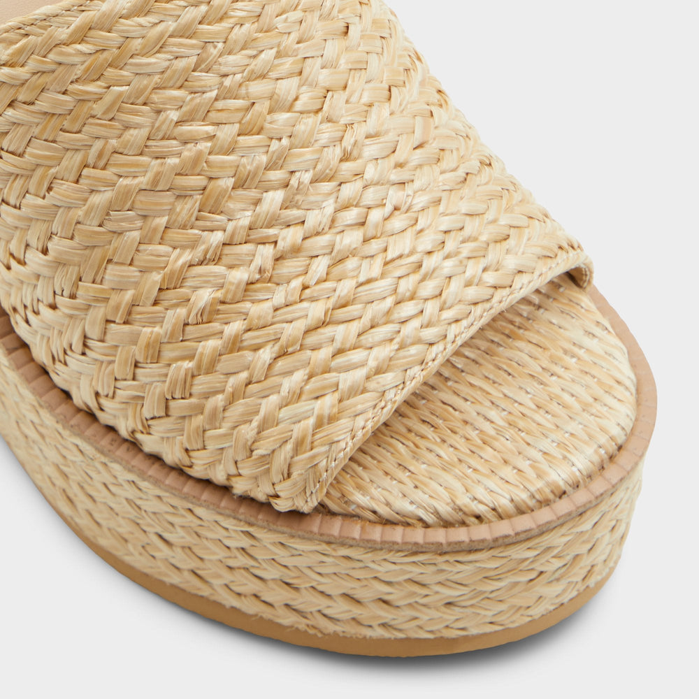 Aldo Midsommar Open Natural Women's Wedges - Wedge sandal, Wedge heel Open natural