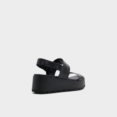 Aldo Thila Open Black Women's Wedges - Wedge sandal Open Black