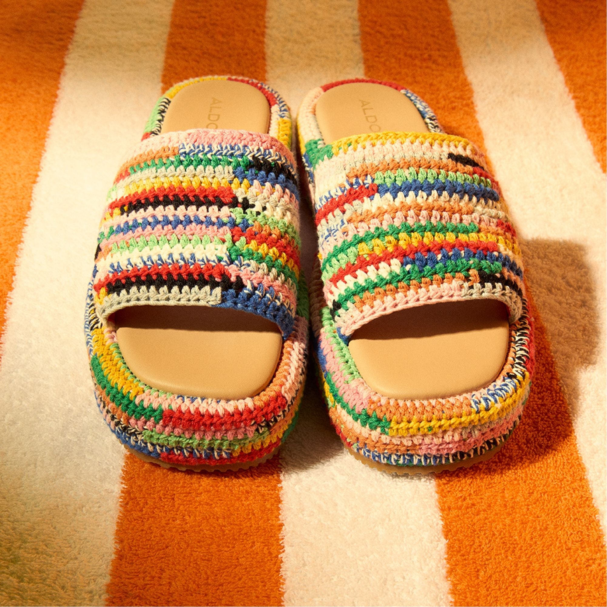 Aldo Bohemina Bright Multi Women's Platform sandals - Flatform sandal Bright Multi