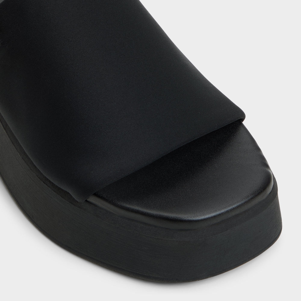 Aldo Yassa Black Women's Wedges - Wedge sandal Black