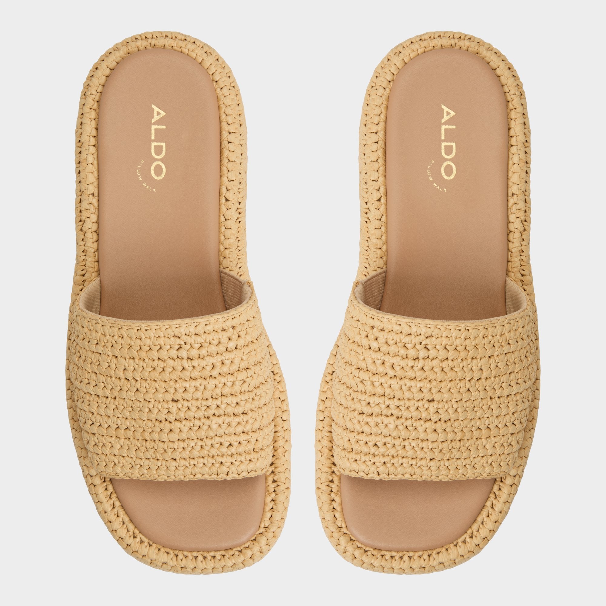 Aldo Bohemina Natural Women's Platform sandals - Flatform sandal Natural