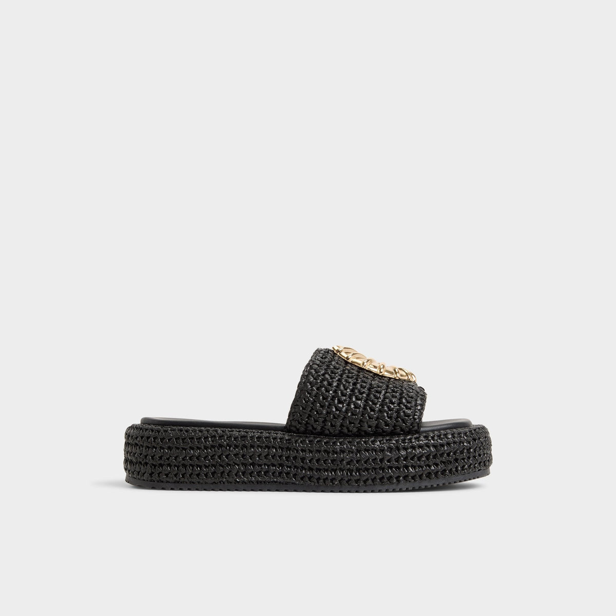 Aldo Justbeachy Black Women's Platform sandals - Flatform sandal Black
