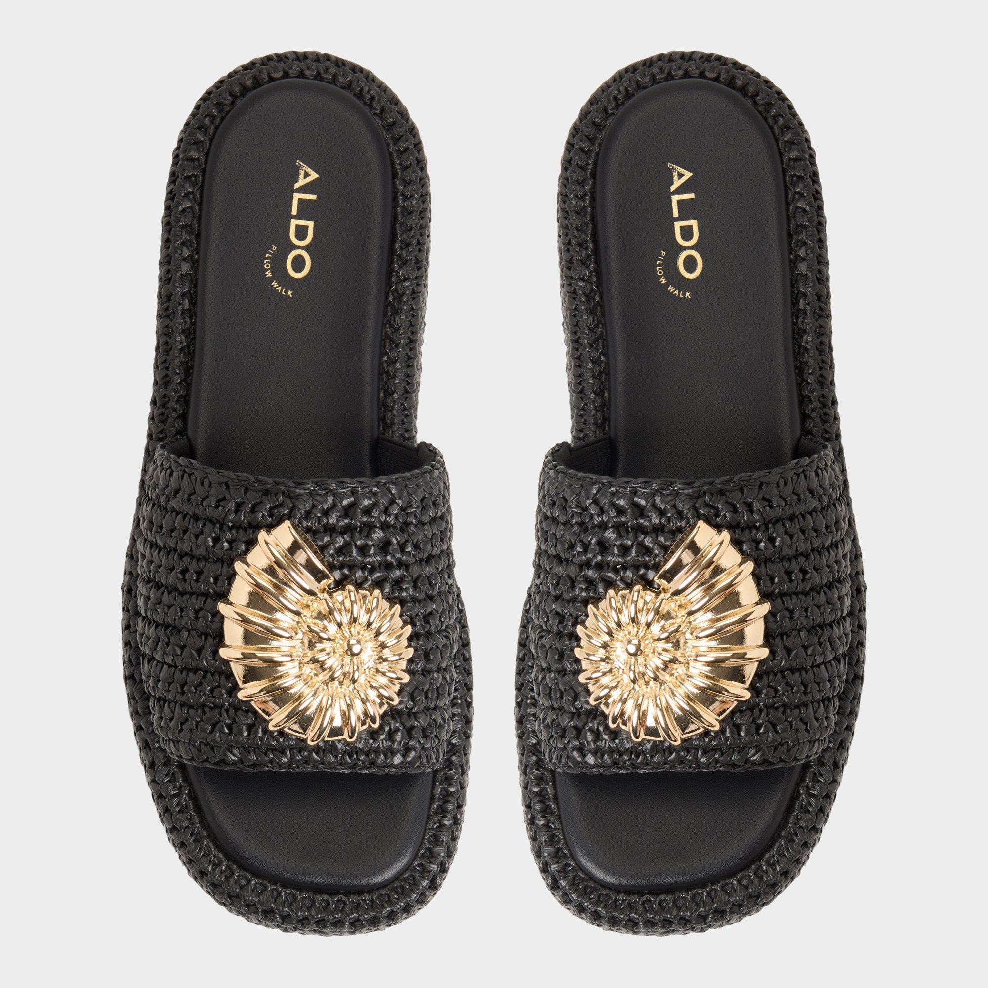Aldo Justbeachy Black Women's Platform sandals - Flatform sandal Black