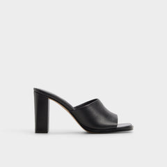 Aldo Re in Sophia Black - Heeled mule, Block heel Black