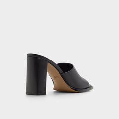 Aldo Re in Sophia Black - Heeled mule, Block heel Black