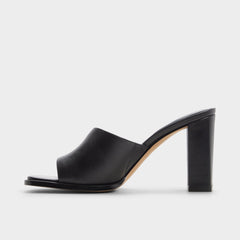 Aldo Re in Sophia Black - Heeled mule, Block heel Black