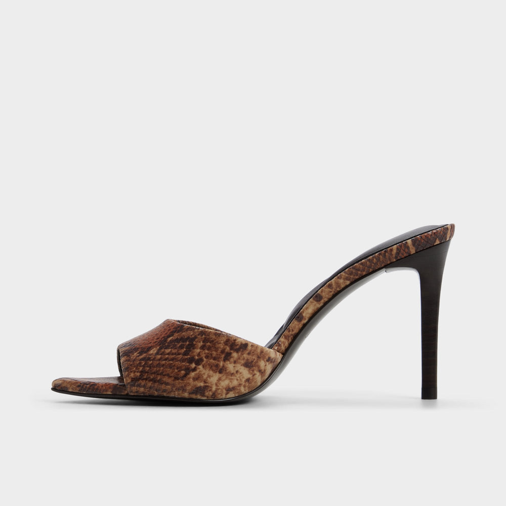 Aldo Anniebrilden in Brown Multi 14190598 - Heeled mule, Stiletto heel Brown multi