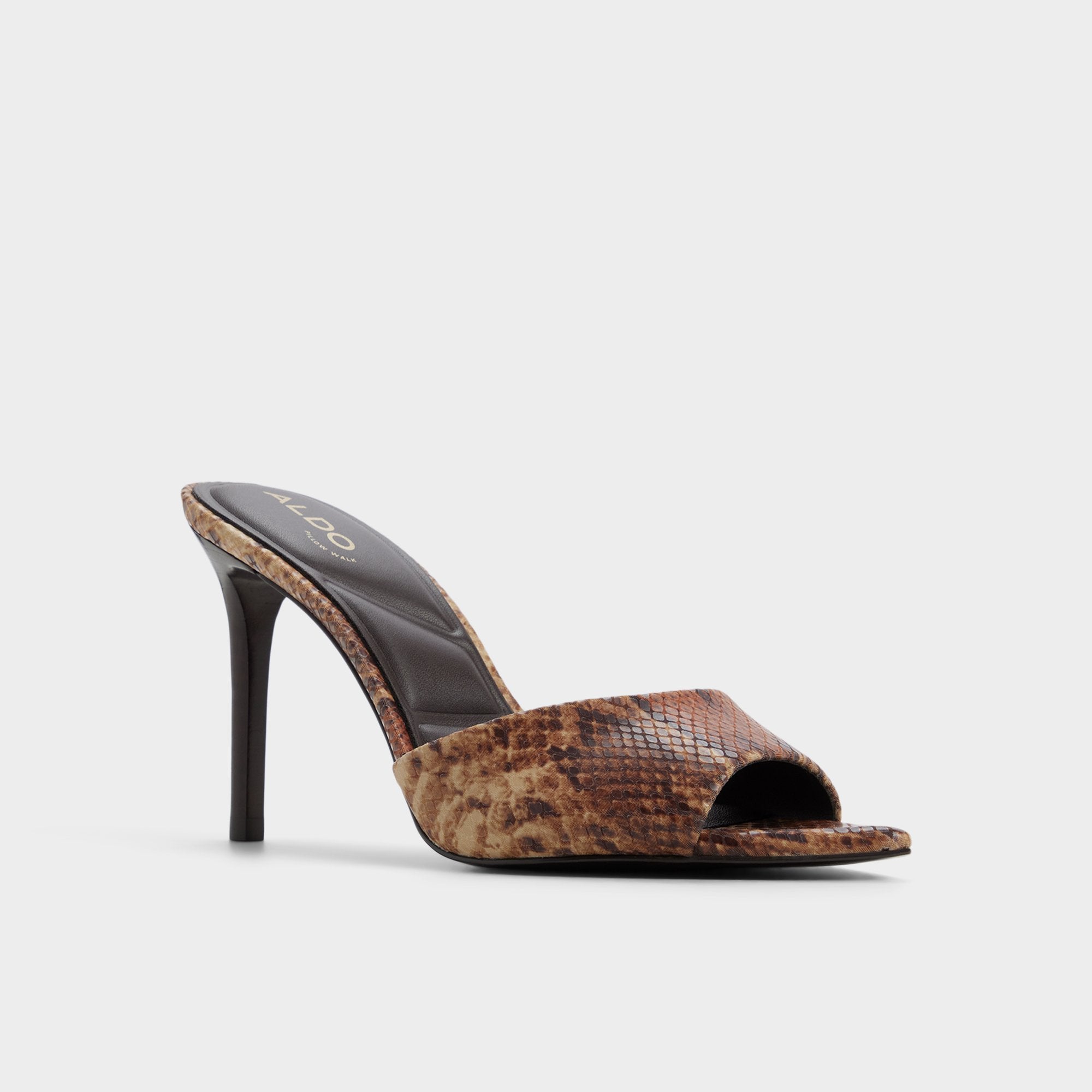 Aldo Anniebrilden in Brown Multi 14190598 - Heeled mule, Stiletto heel Brown multi