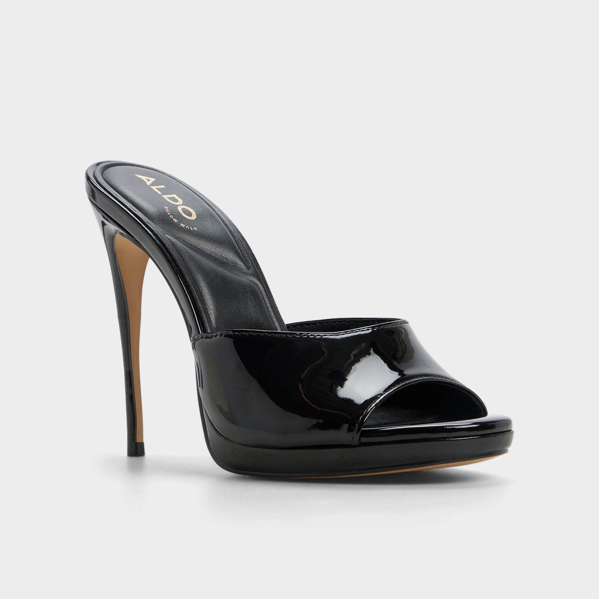 Aldo Rivieraa in Black - Heeled mule, Platform Black