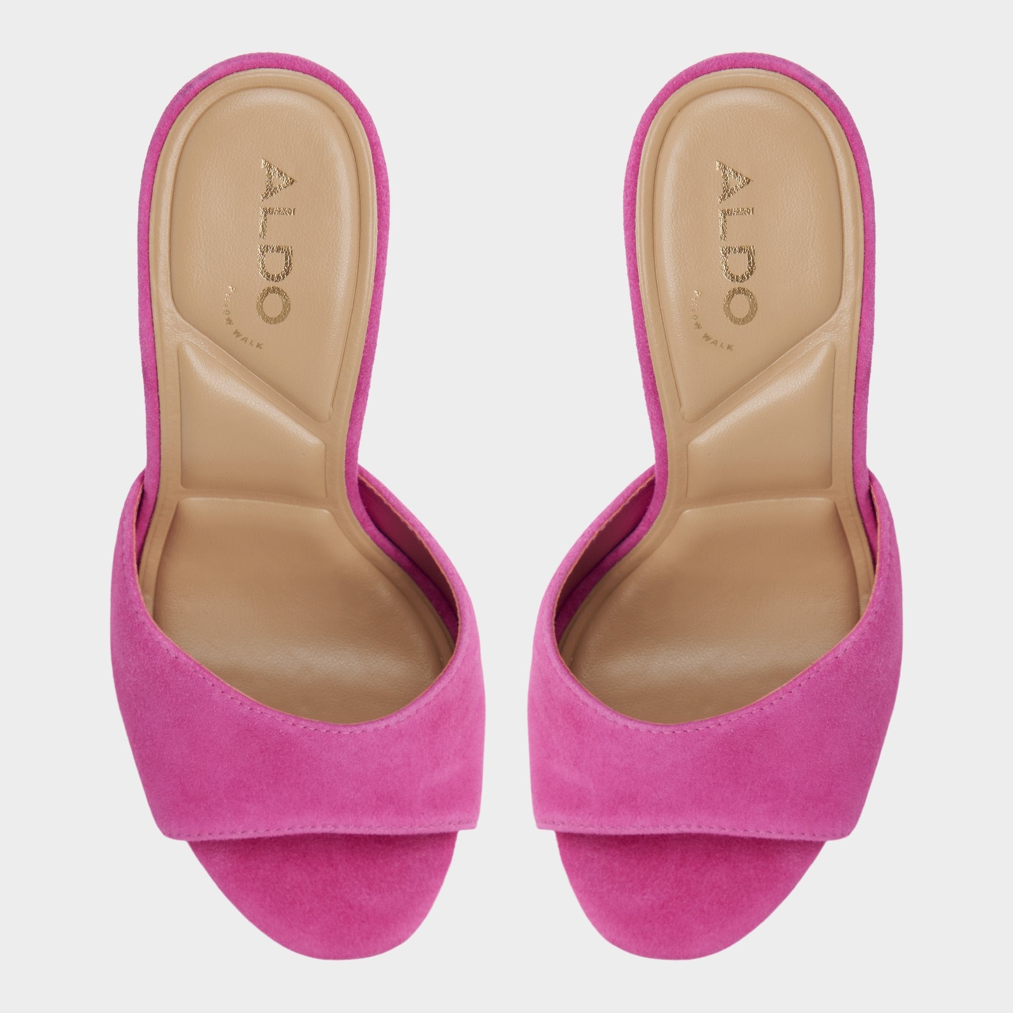 Aldo Rivieraa in Dark Pink - Heeled mule, Platform Dark pink