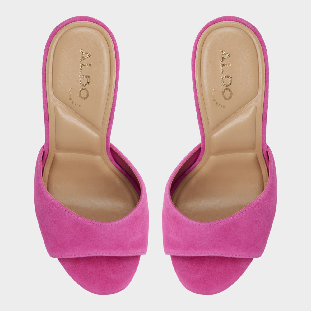 Aldo Rivieraa in Dark Pink - Heeled mule, Platform Dark pink