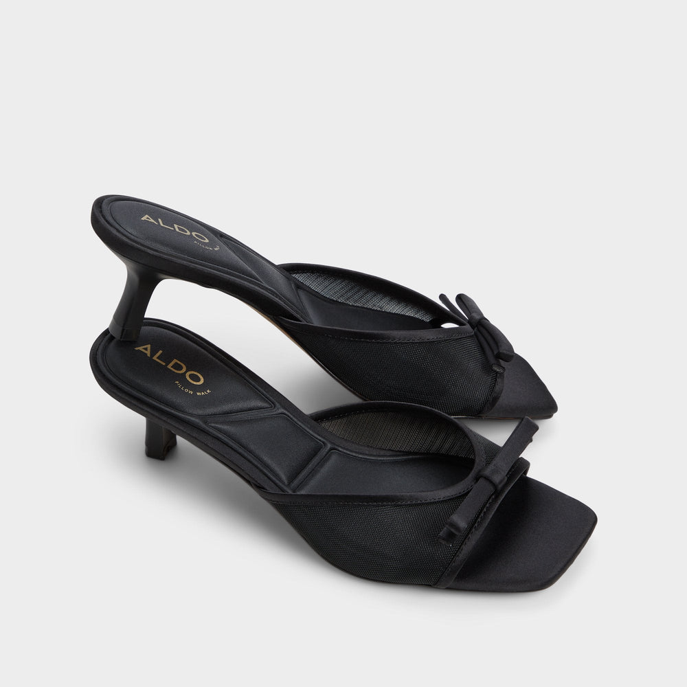 Aldo Begoniaa Black Women's Heeled mules - Heeled mule, Kitten heel Black