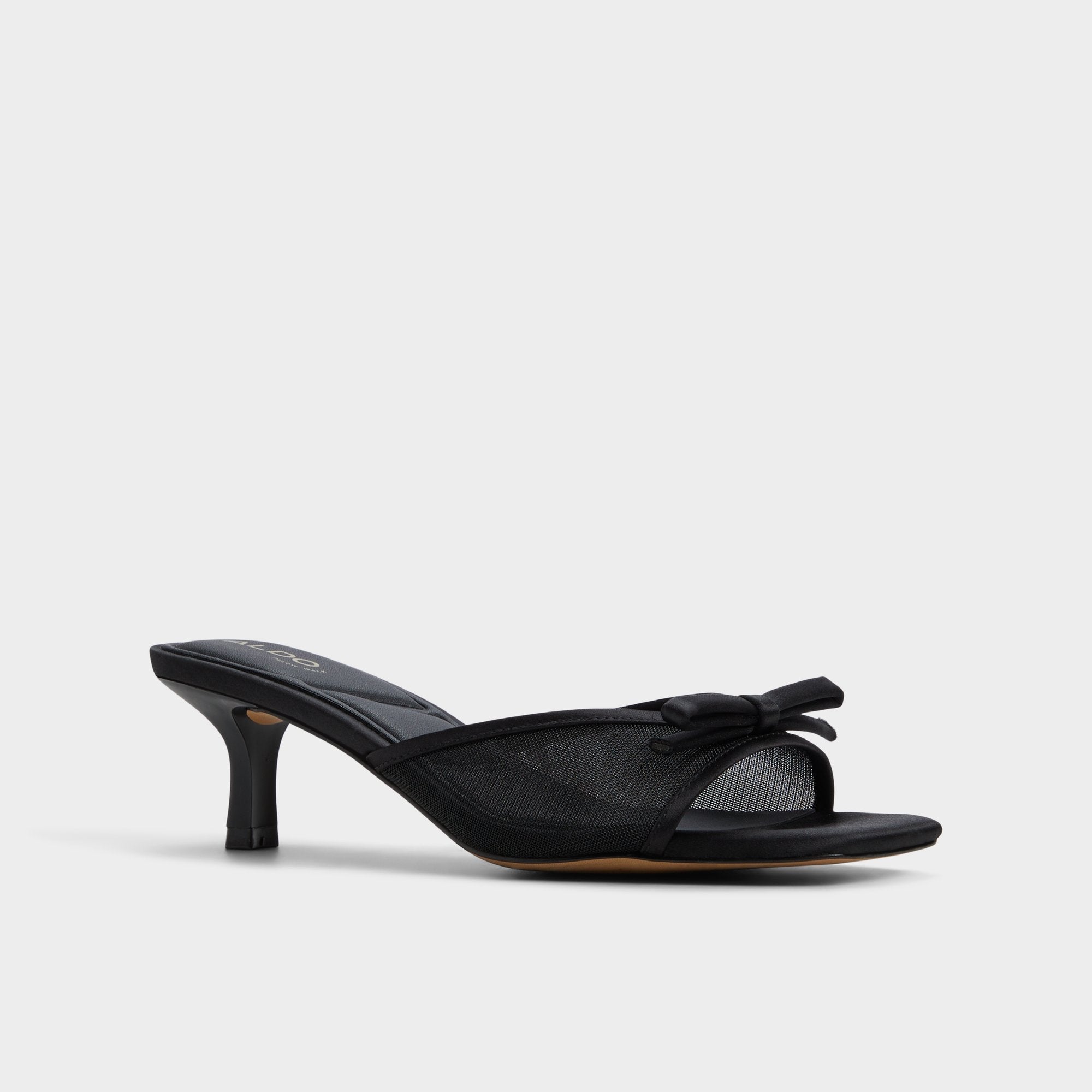 Aldo Begoniaa Black Women's Heeled mules - Heeled mule, Kitten heel Black