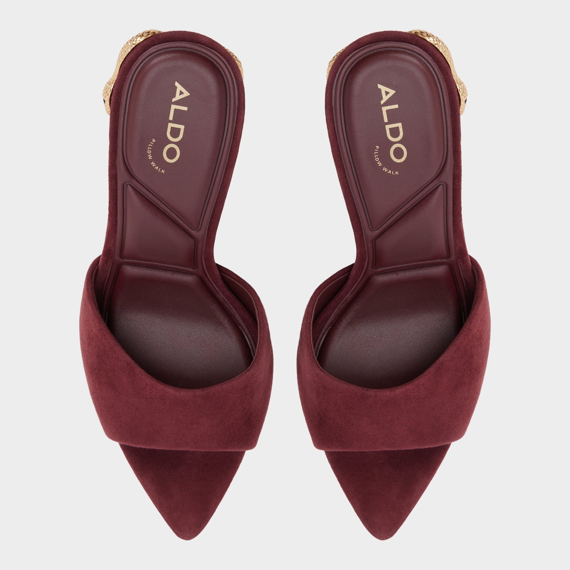 Aldo Seashella in Bordo - Heeled mule Bordo