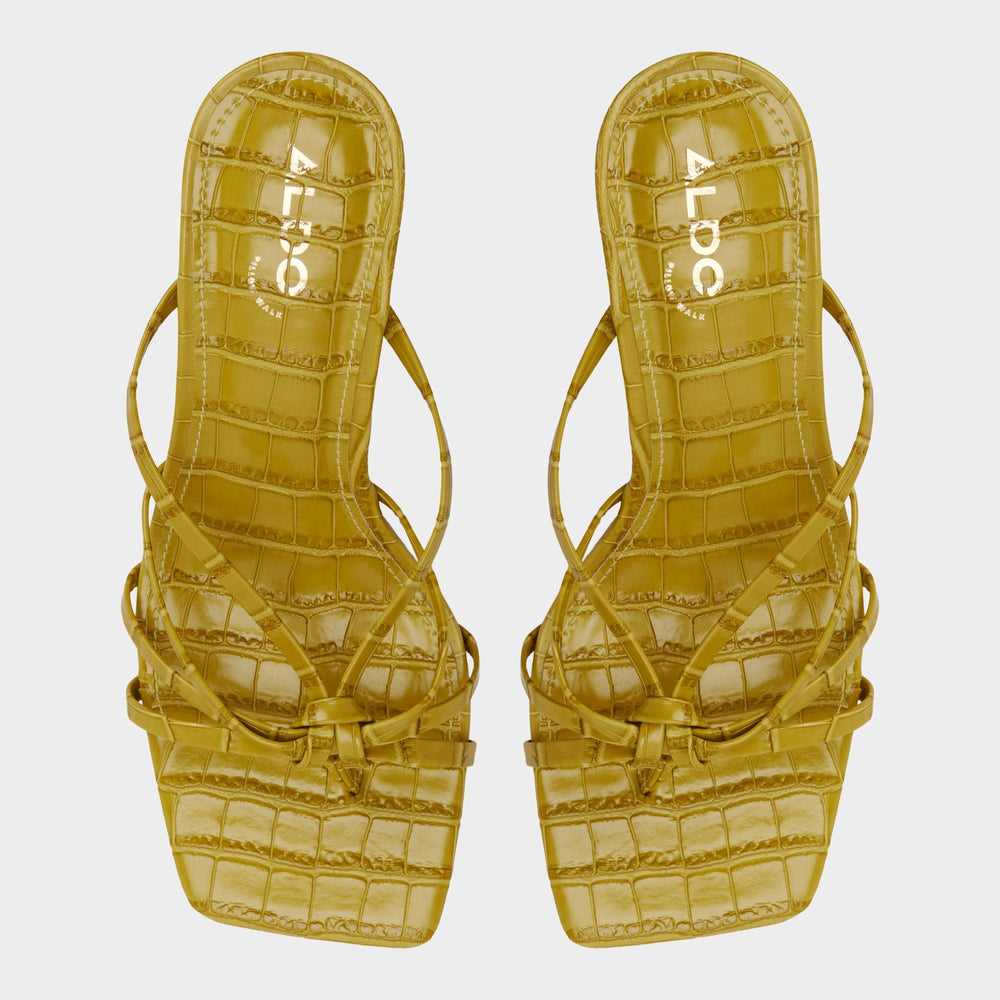 Aldo Lumera in Other Yellow - Heeled mule, Stiletto heel Other yellow