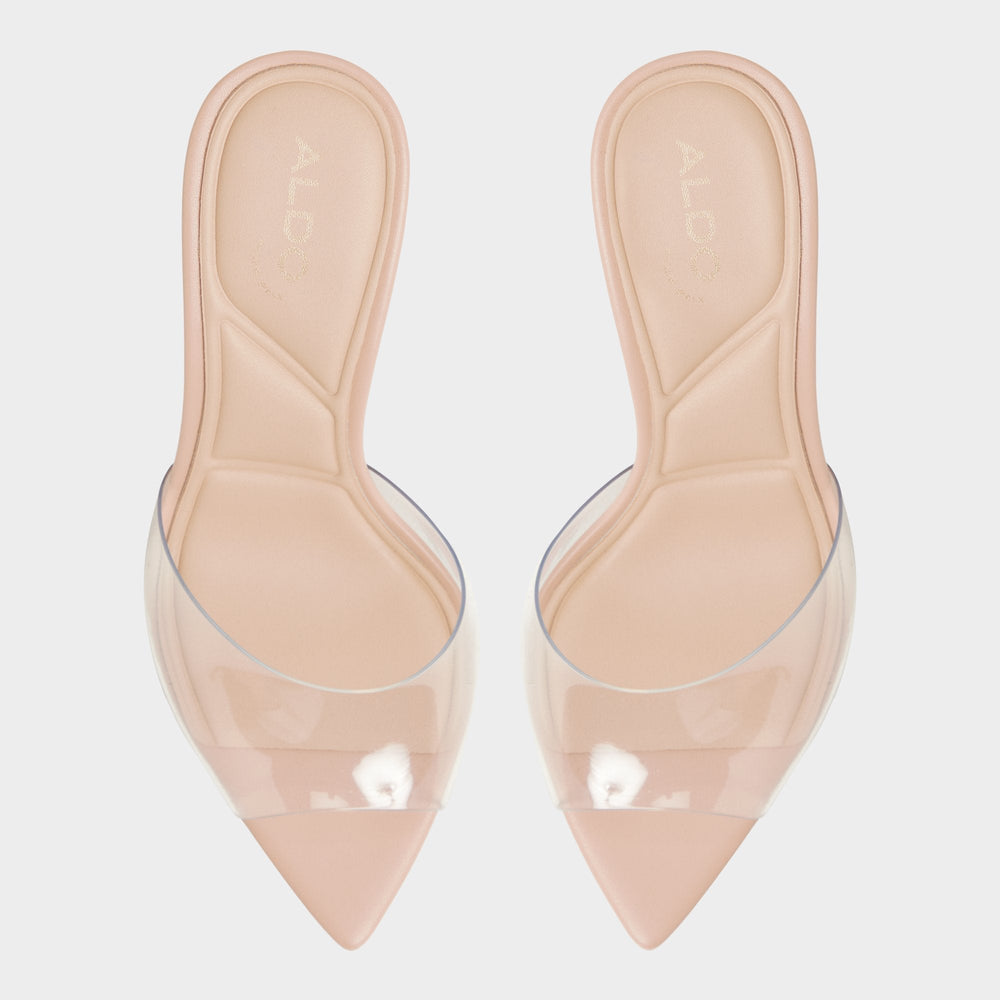 Aldo Anitabrilden Beige Women's Mule slides - Heeled mule, Stiletto heel Beige