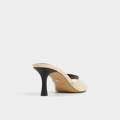 Aldo Annaberaen in Light Beige - Heeled mule, Stiletto heel Light beige
