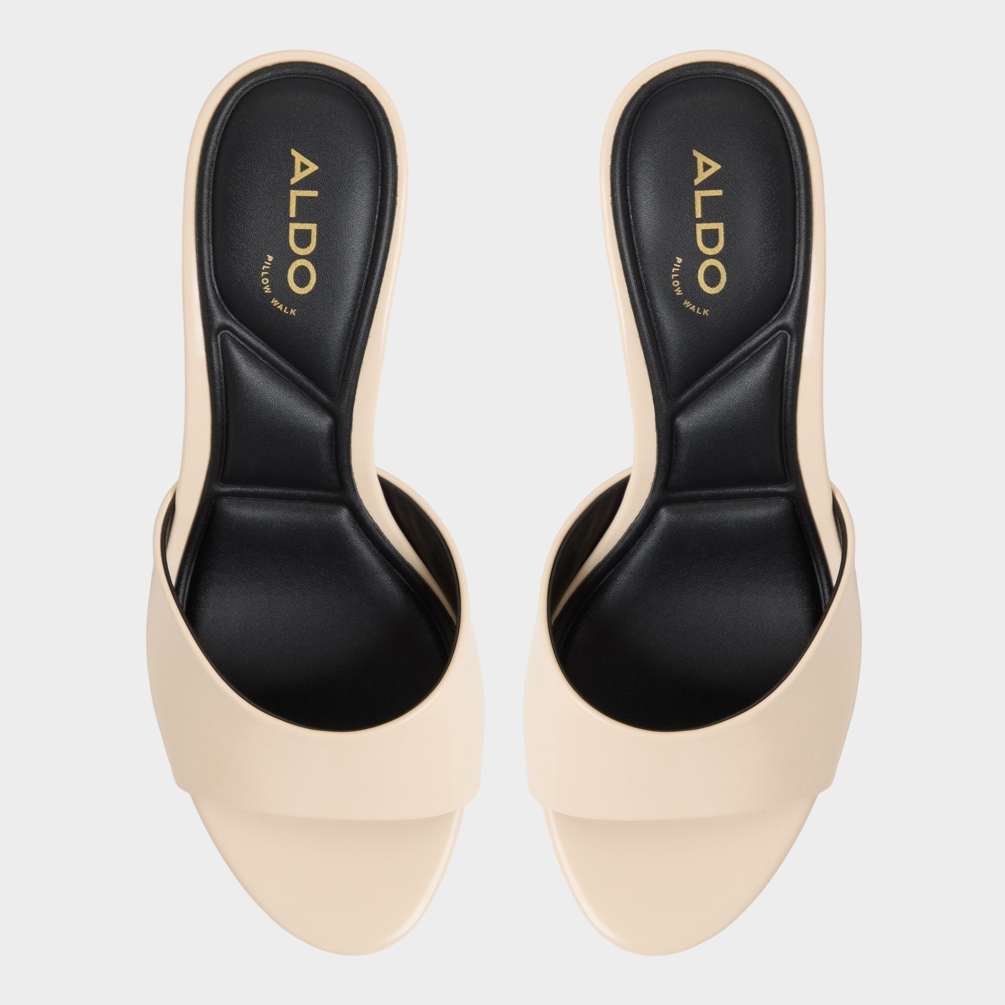 Aldo Annaberaen in Light Beige - Heeled mule, Stiletto heel Light beige