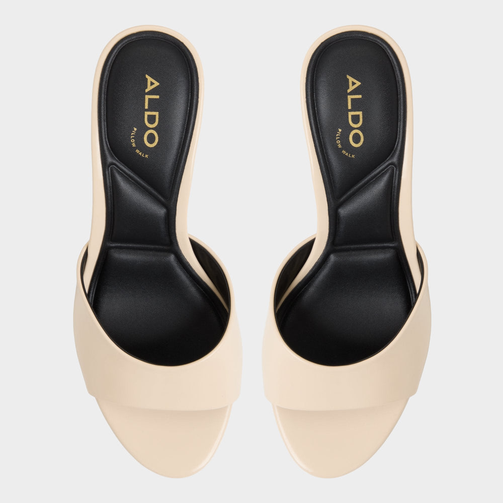 Aldo Annaberaen in Light Beige - Heeled mule, Stiletto heel Light beige