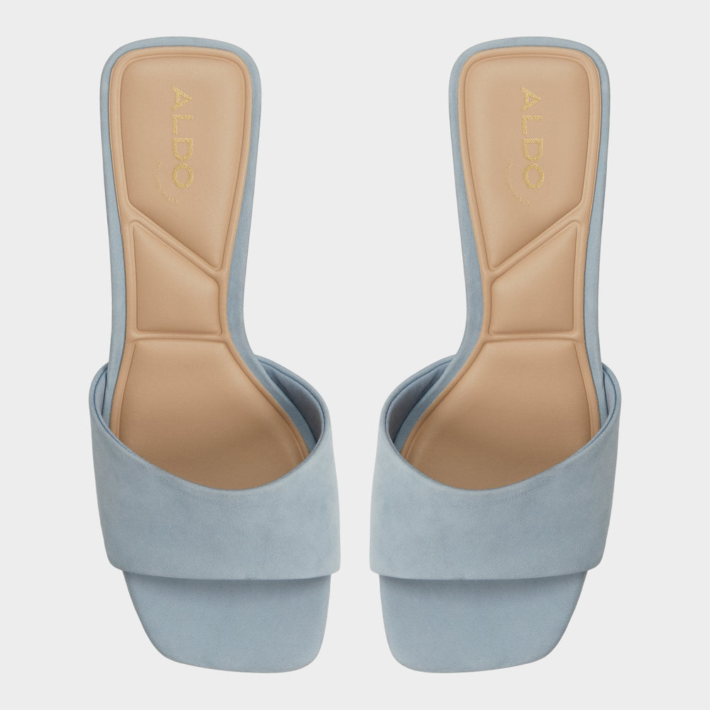 Aldo Tisha Other Blue Women's Heeled mules - Heeled mule, Block heel Other Blue