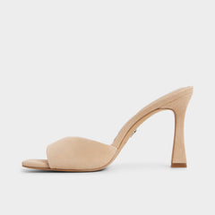 Aldo Jennifer in Medium Beige - Heeled mule, Stiletto heel Medium Beige