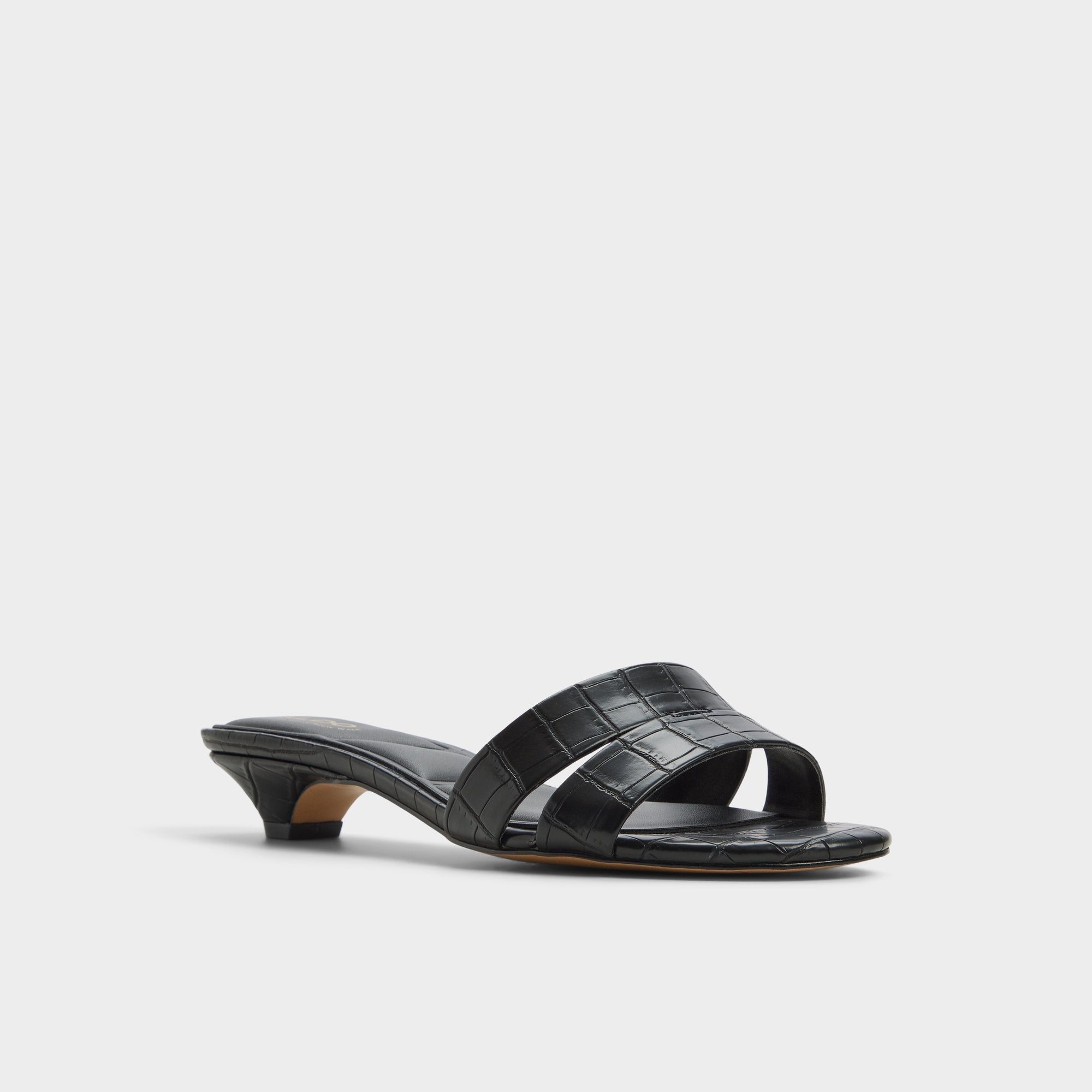 Aldo Scarletta Black Women's Heeled mules - Heeled mule, Kitten heel Black