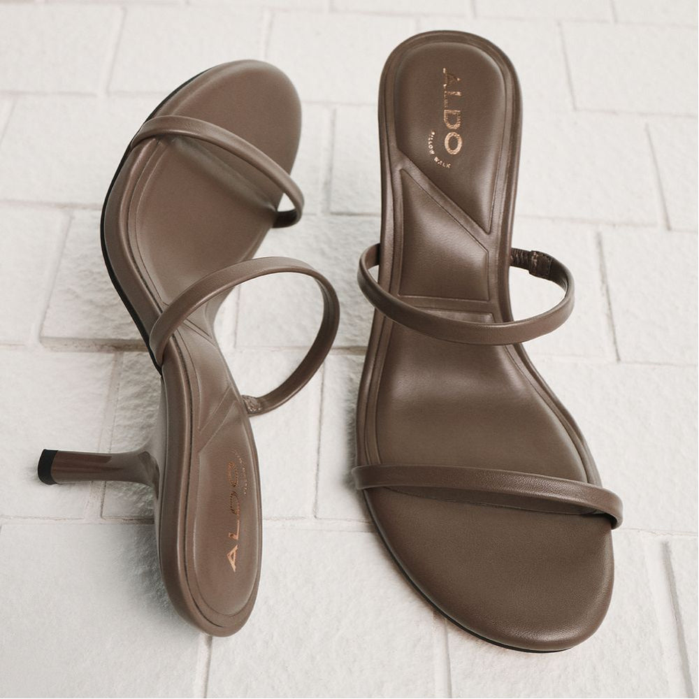 Aldo Avelinda in Khaki - Heeled mule Khaki