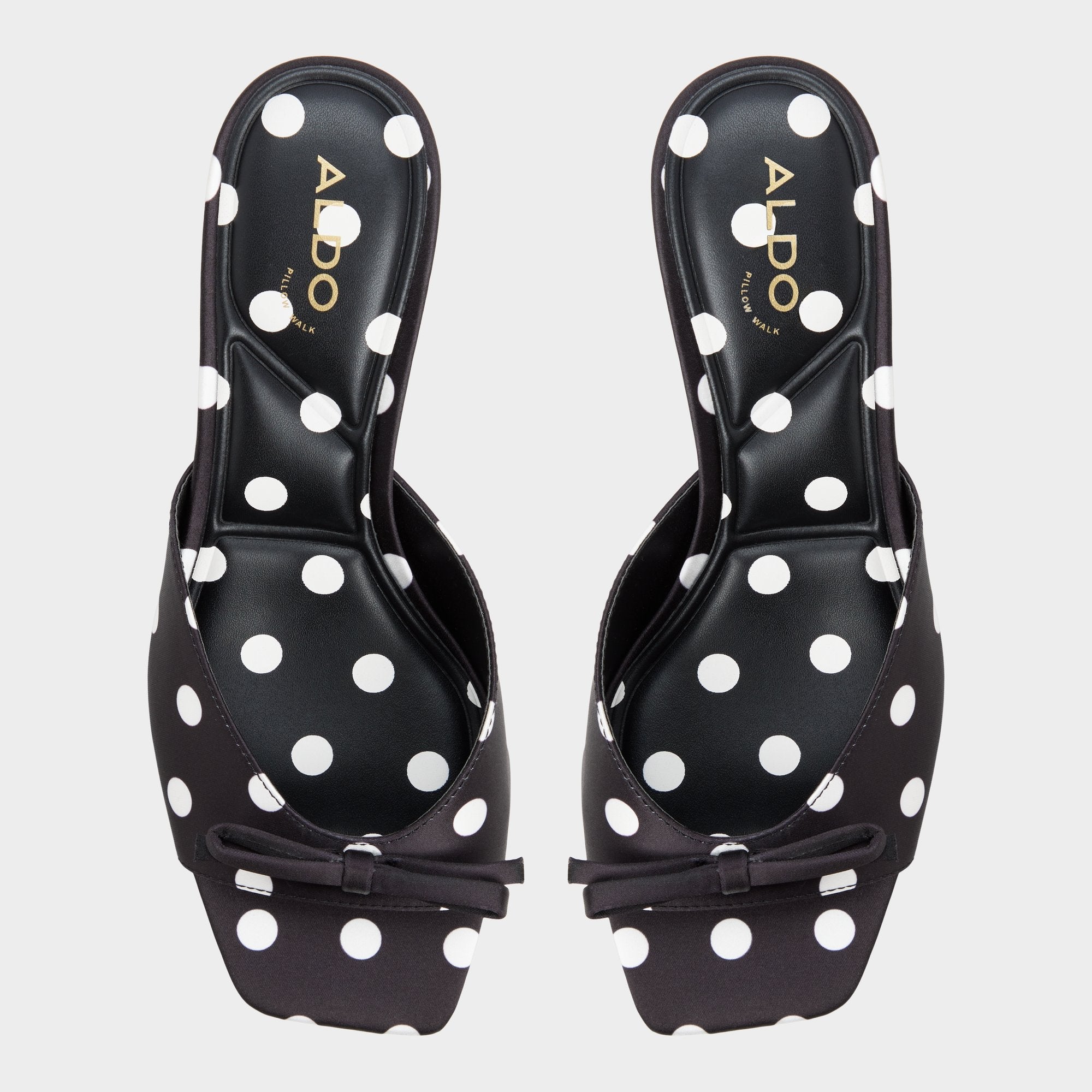 Aldo Belerose in Black White - Heeled mule, Stiletto heel Black/white