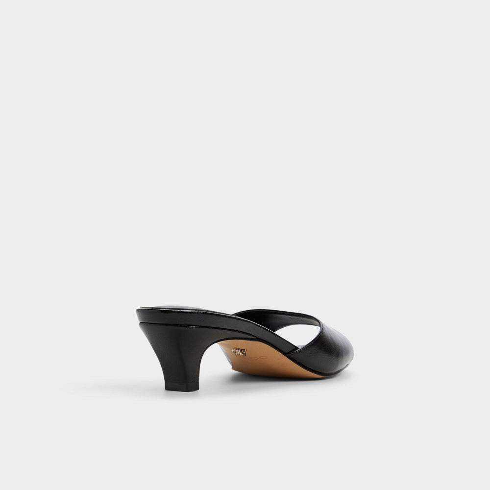 Aldo Haeden Black Women's Heeled mules - Heeled mule, Kitten heel Black