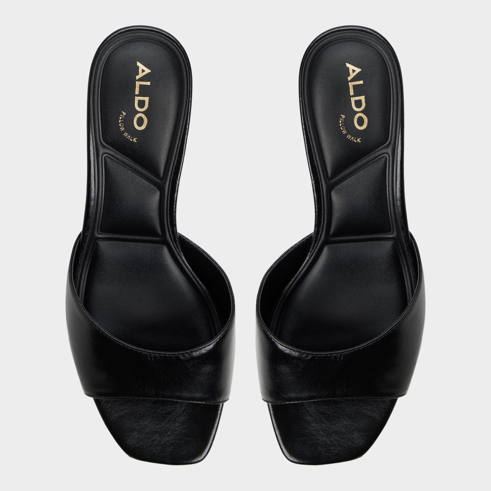 Aldo Haeden Black Women's Heeled mules - Heeled mule, Kitten heel Black
