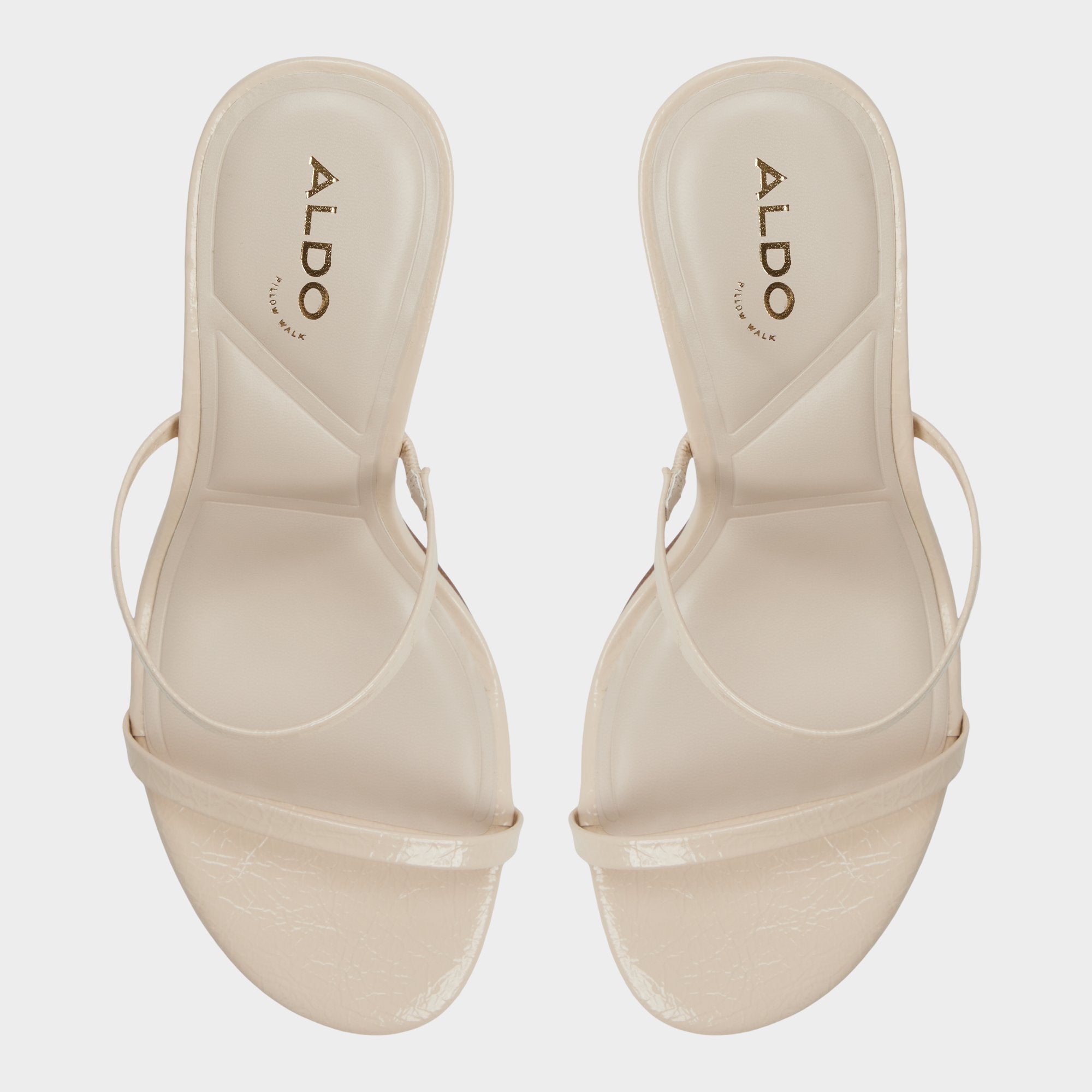 Aldo Avelinda in Cream - Heeled mule Cream