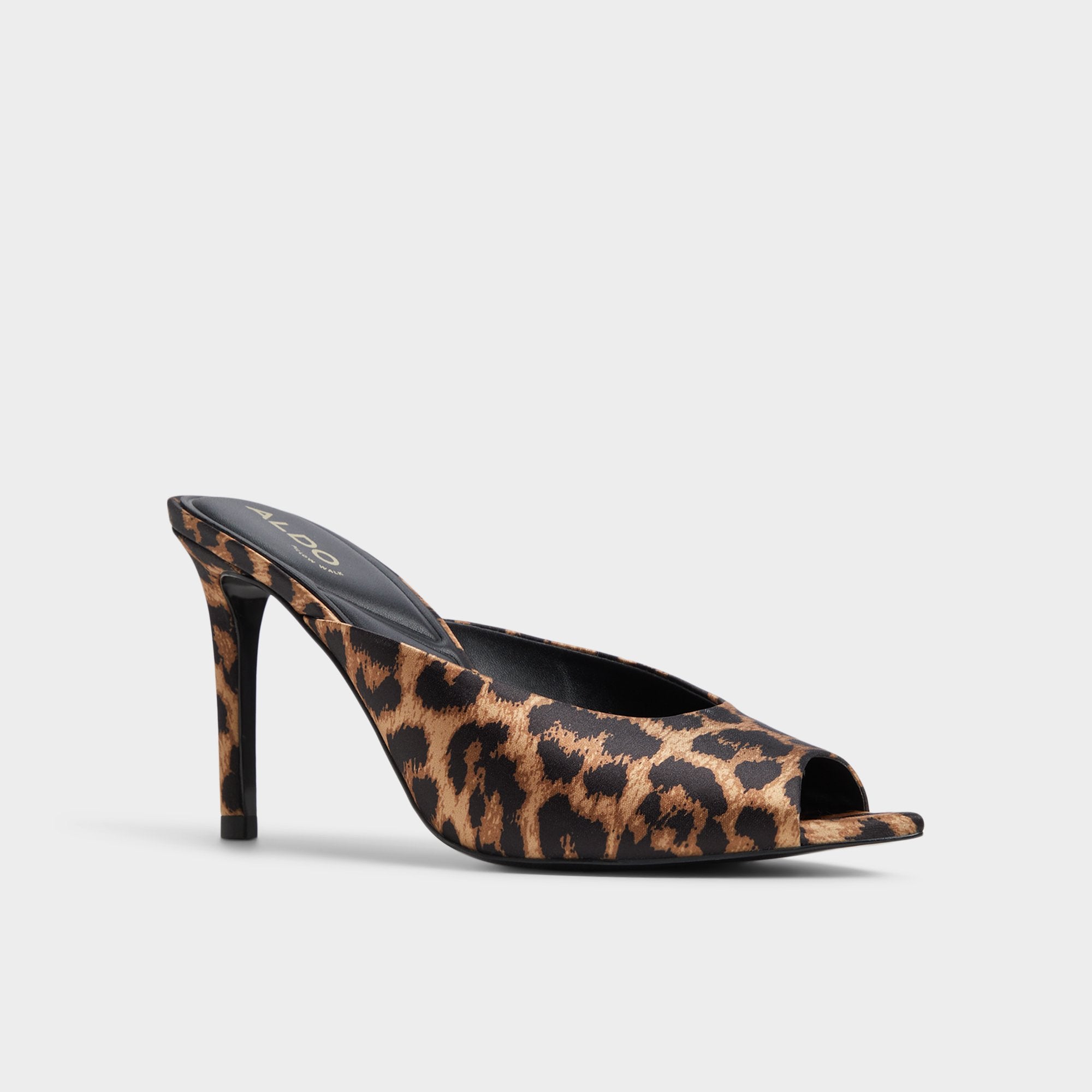 Aldo Elenara Brown Multi Women's Heeled mules - Heeled mule, Stiletto heel Brown Multi