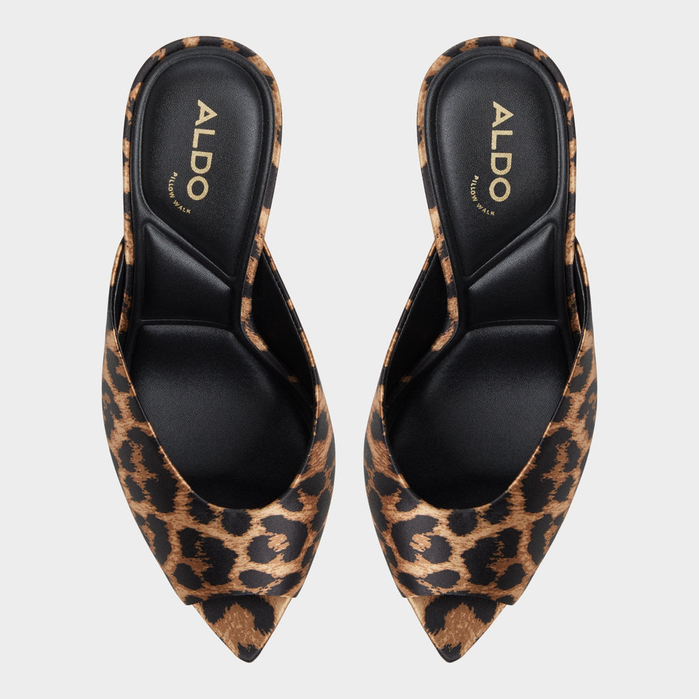 Aldo Elenara Brown Multi Women's Heeled mules - Heeled mule, Stiletto heel Brown Multi