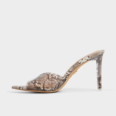 Aldo Anitabrilden Other Grey Women's Mule slides - Heeled mule, Stiletto heel Other Grey