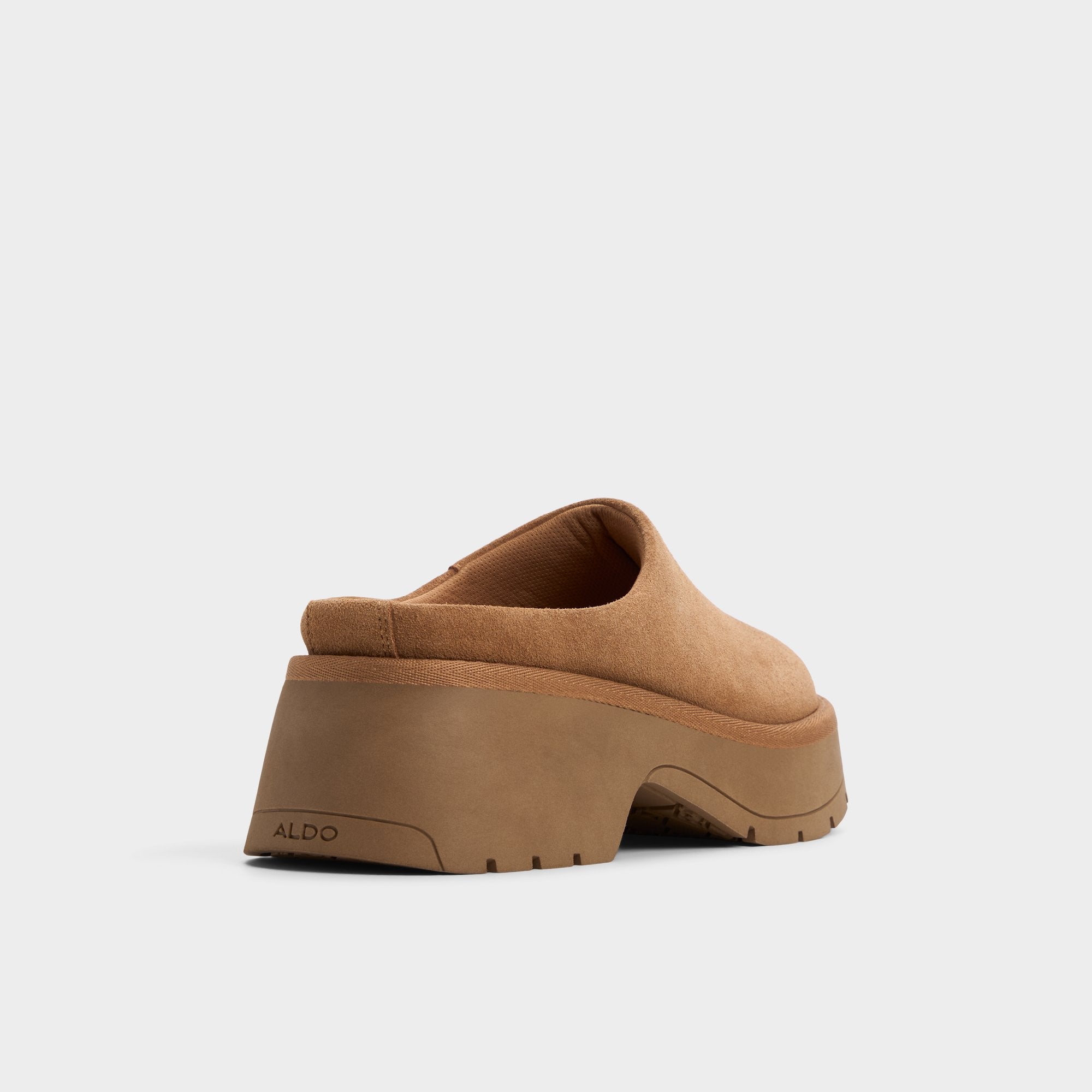 Aldo Academia Camel Women's Cold Weather Shoes - Heeled mule, Lug sole Camel