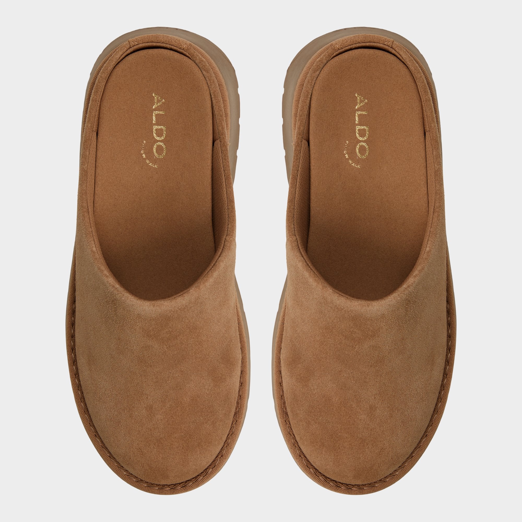 Aldo Academia Camel Women's Cold Weather Shoes - Heeled mule, Lug sole Camel