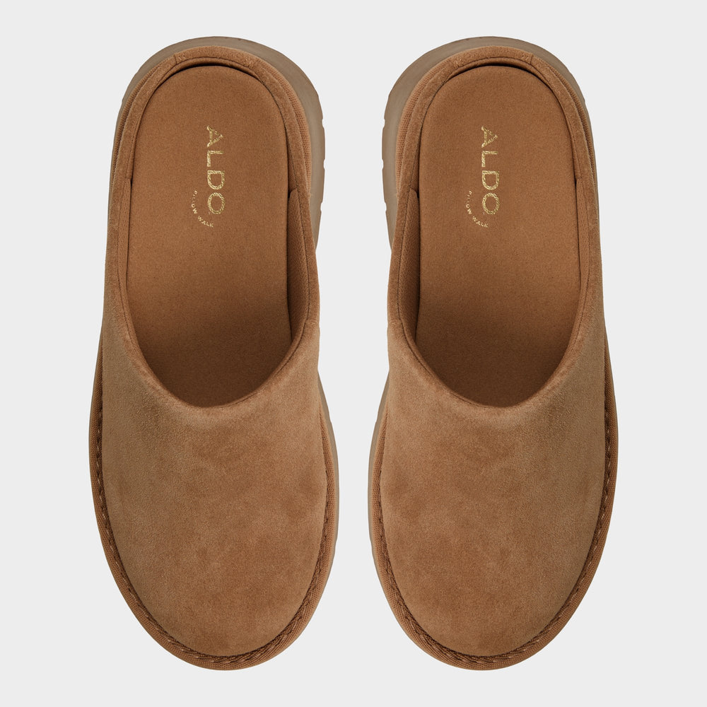 Aldo Academia Camel Women's Cold Weather Shoes - Heeled mule, Lug sole Camel