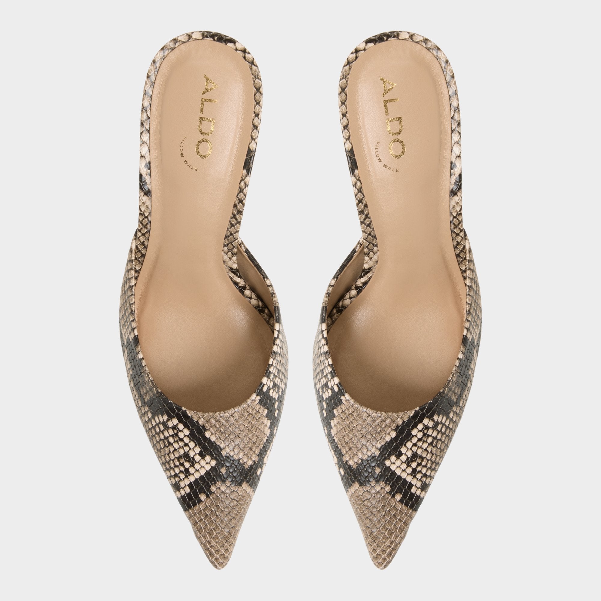 Aldo Beatrixy Python Women's Heeled mules - Heeled mule, Stiletto heel Python