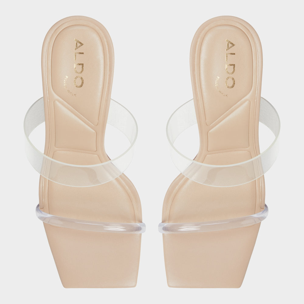Aldo Calley Tan Women's Heeled mules - Heeled mule, Block heel Tan