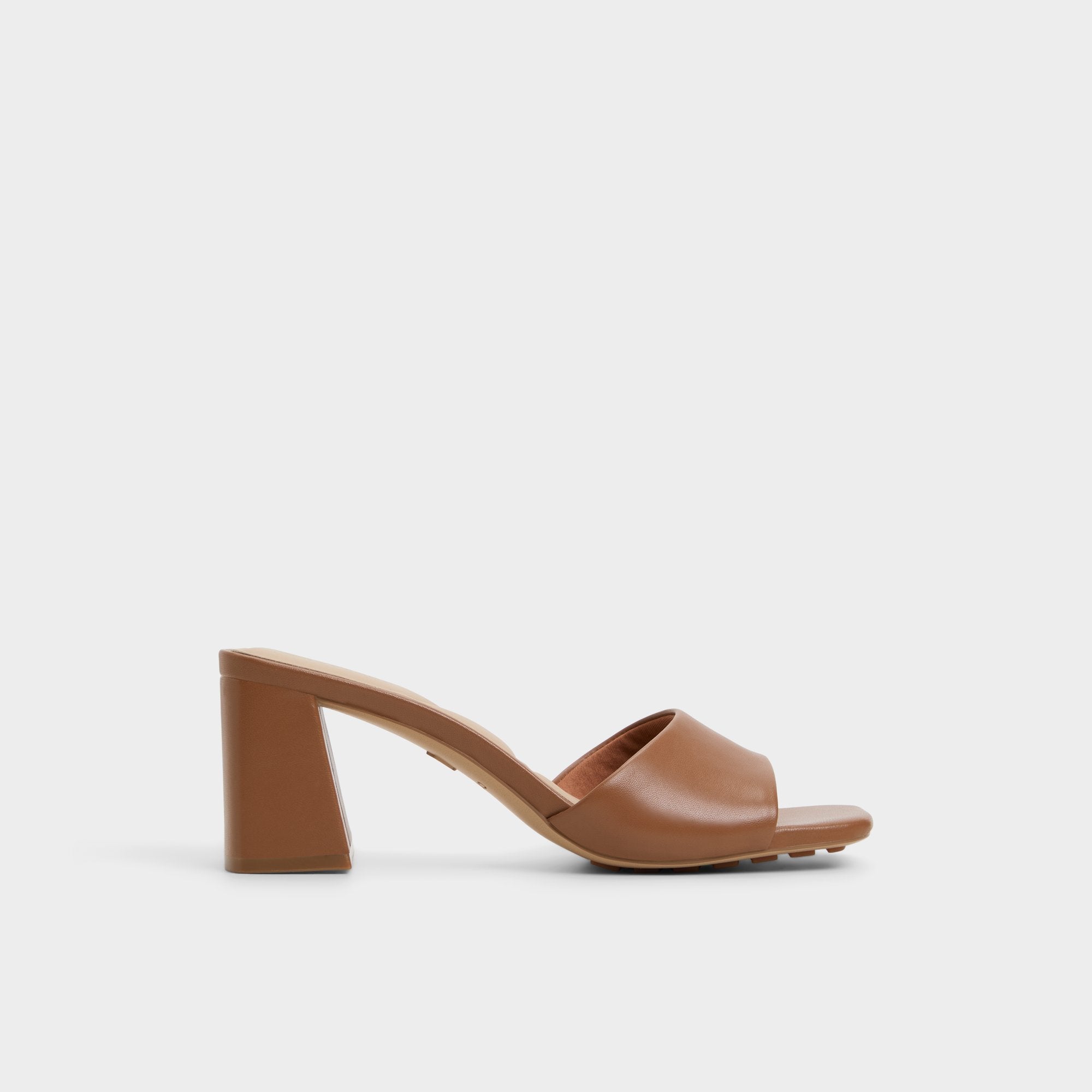 Aldo Tisha Tan Women's Heeled mules - Heeled mule, Block heel Tan