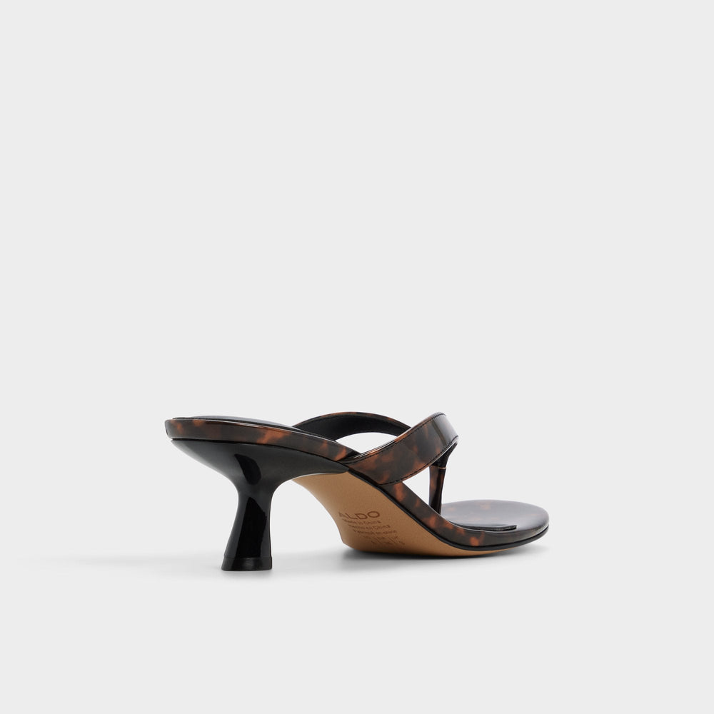Aldo Jump in Open Brown - Heeled flip flop, Kitten heel Open brown
