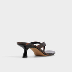 Aldo Jump in Open Brown - Heeled flip flop, Kitten heel Open brown