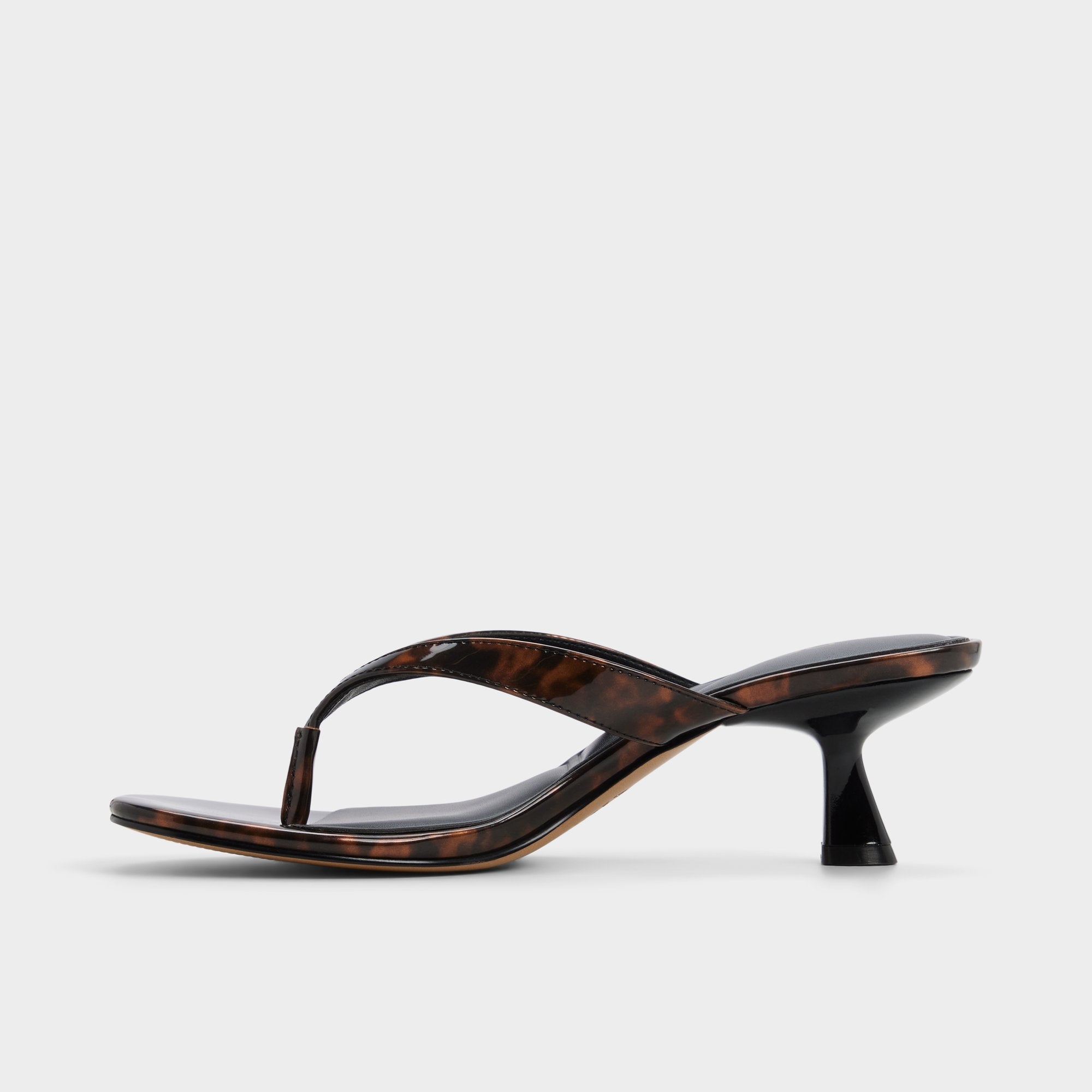 Aldo Jump in Open Brown - Heeled flip flop, Kitten heel Open brown