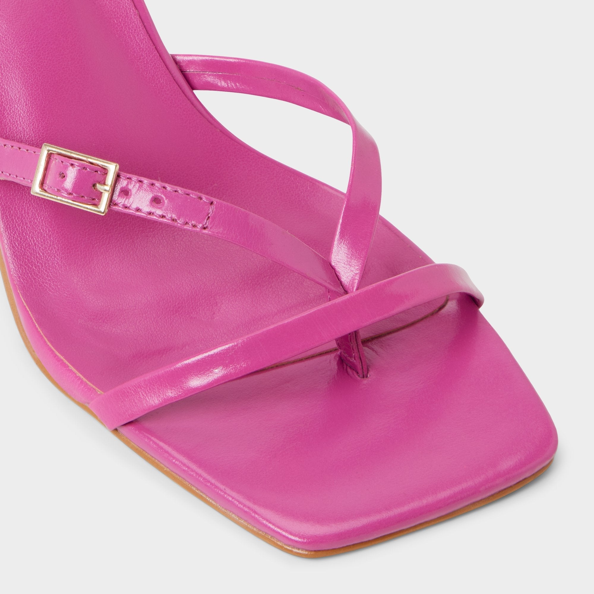Aldo Gannever - Heeled flip flop, Kitten heel Dark pink