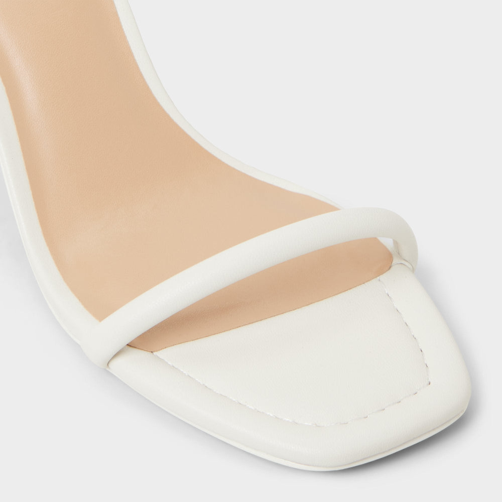 Aldo Demmi White Women's Strappy sandals - , Kitten heel White