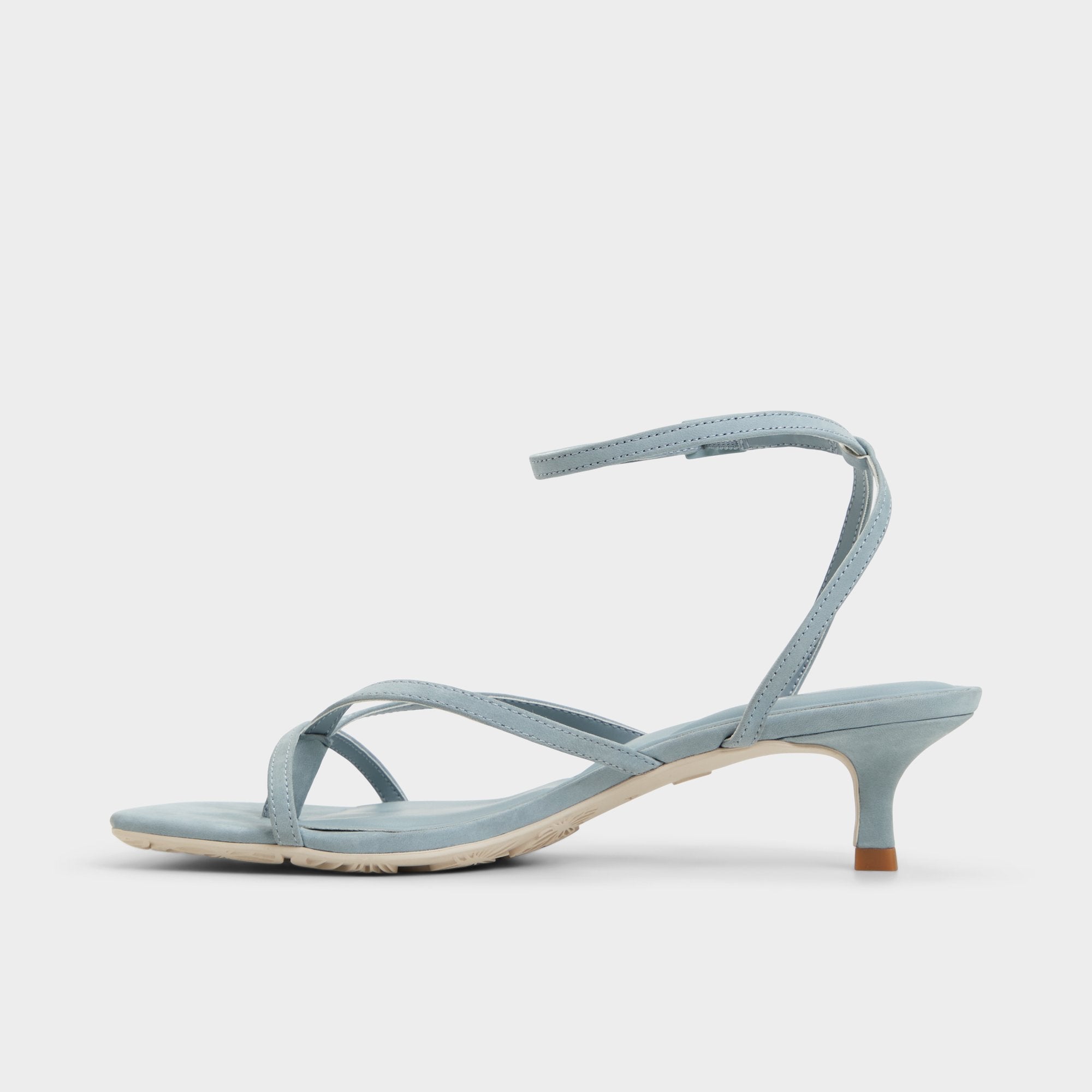 Aldo Soffie Other Blue Women's Strappy sandals - Strappy heeled sandal, Kitten heel Other Blue